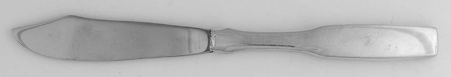 Bennington (Silverplate, 1959) Individual Fish Knife with Stainless Blade by Oneida Silver-1