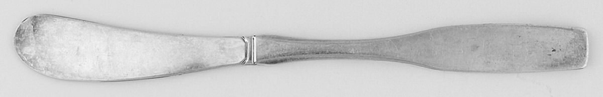 Bennington (Silverplate, 1959) Flat Handle Butter Spreader by Oneida Silver-1