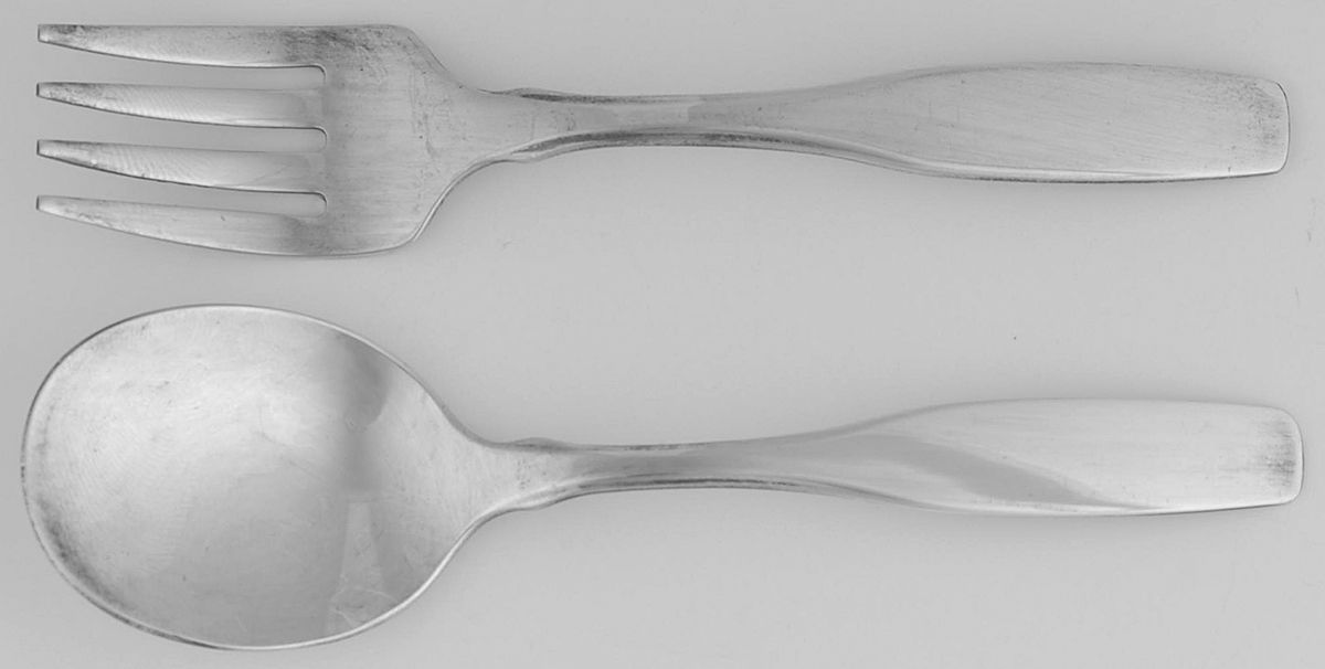Bennington (Silverplate, 1959) 2 Pc Baby Set (BF, BS) by Oneida Silver-1