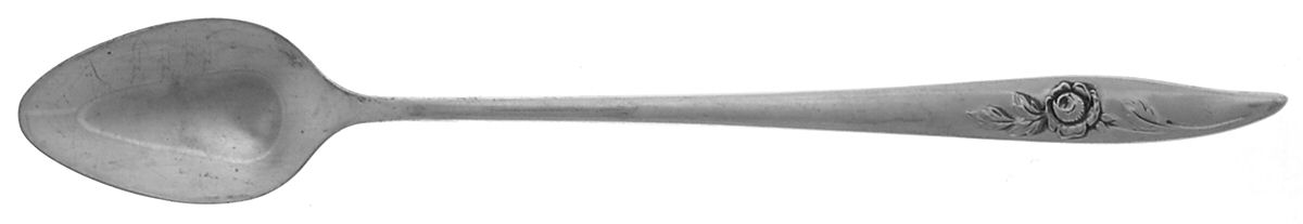 Belle Rose (Sterling, 1963) Iced Tea Spoon by Oneida Silver-1