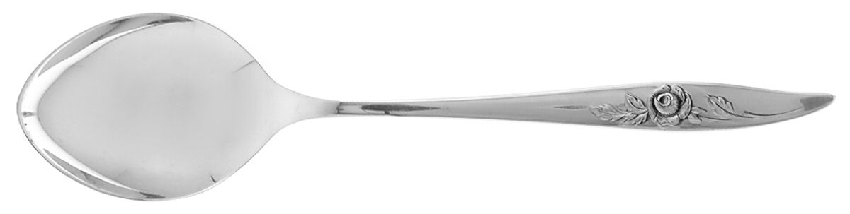 Belle Rose (Sterling, 1963) Dessert/Oval Soup Spoon by Oneida Silver-1