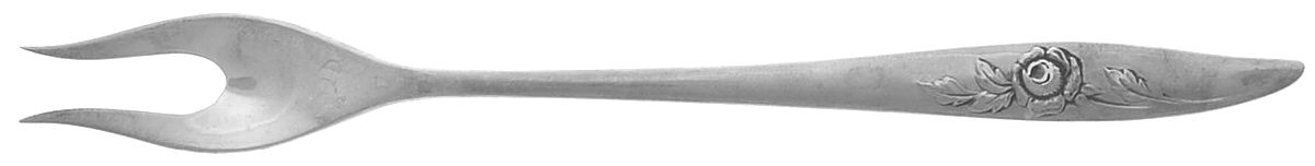 Belle Rose (Sterling, 1963) Short Handle Pickle/Olive Fork by Oneida Silver-1