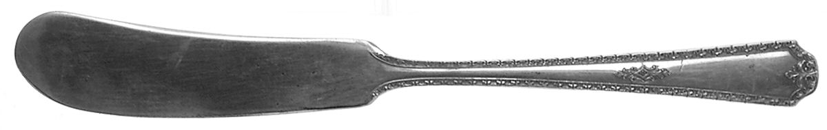 Berkeley (Silverplate, 1929) Flat Handle Butter Spreader by Oneida Silver-1