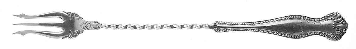 Bernice (Silverplate, 1900) Long Handle Pickle/Olive Fork by Oneida Silver-1