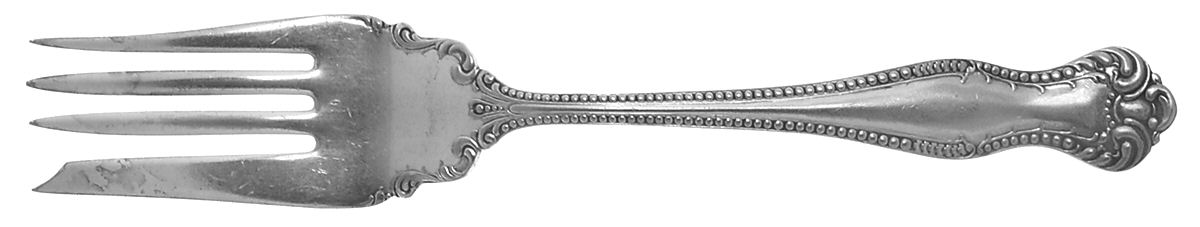 Bernice (Silverplate, 1900) Medium Solid Cold Meat Serving Fork by Oneida Silver-1