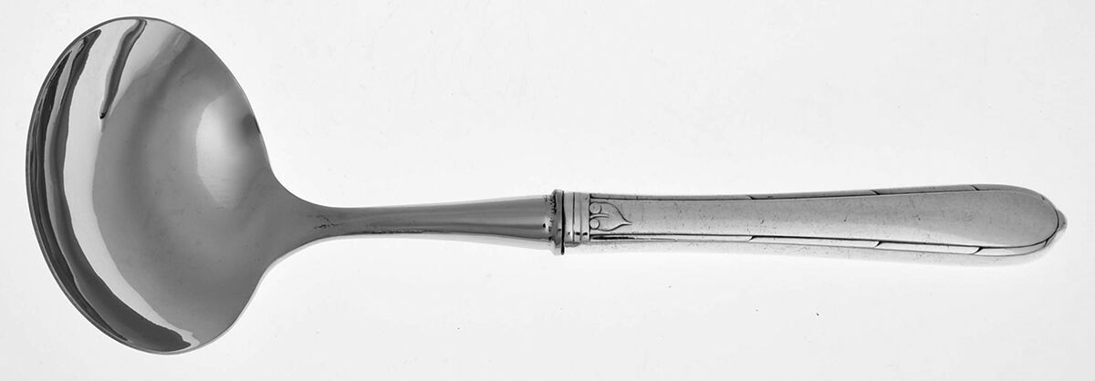 Berkley Square (Silverplate, 1935) Gravy Ladle with No Spout Stainless Bowl HC by Oneida Silver-1