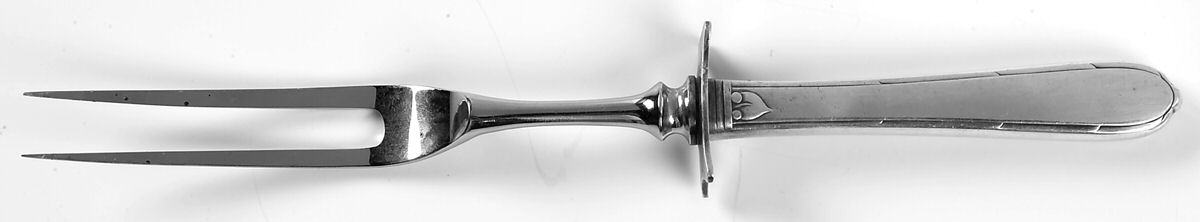 Berkley Square (Silverplate, 1935) Large Stainless-Prong Roast Carving Fork by Oneida Silver-1