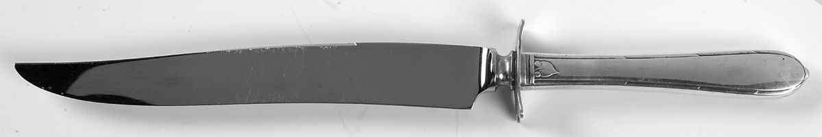 Berkley Square (Silverplate, 1935) Large Stainless Blade Roast Carving Knife by Oneida Silver-1