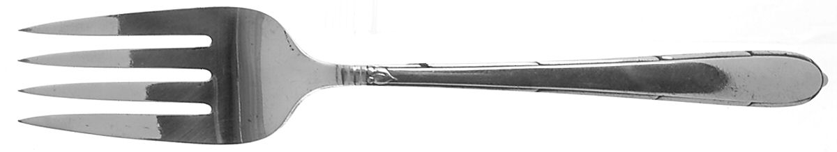 Berkley Square (Silverplate, 1935) Medium Solid Cold Meat Serving Fork by Oneida Silver-1