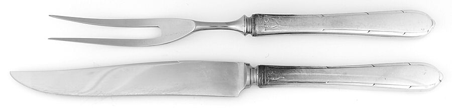 Berkley Square (Silverplate, 1935) Small Stainless Blade 2-Piece Steak Carving Set by Oneida Silver-1
