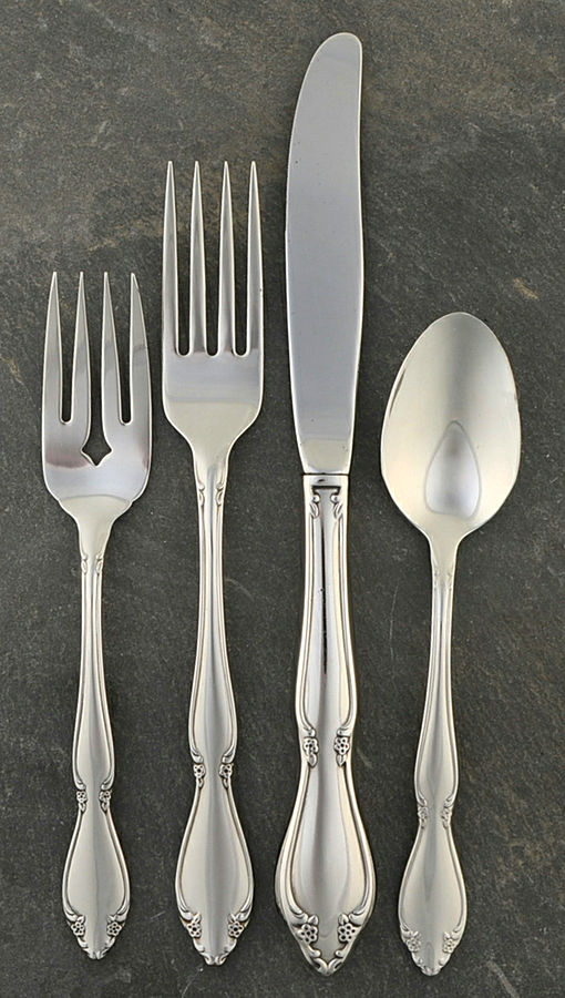 Berkeley Square (Stainless) 4 Piece Place Setting by Oneida Silver-1