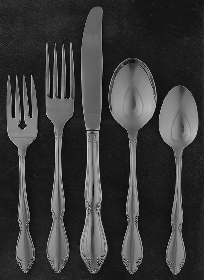 Berkeley Square (Stainless) 40 Piece Estate Set by Oneida Silver-1
