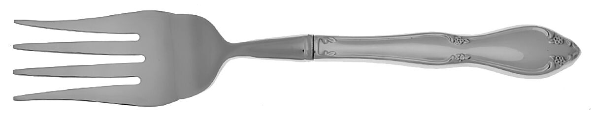 Berkeley Square (Stainless) Cold Meat Fork Large, Stainless Tines HC by Oneida Silver-1