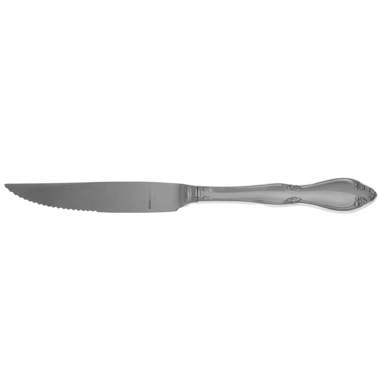 Berkeley Square (Stainless) Steak Knife Individual Hollow, Serrate HC by Oneida Silver-1