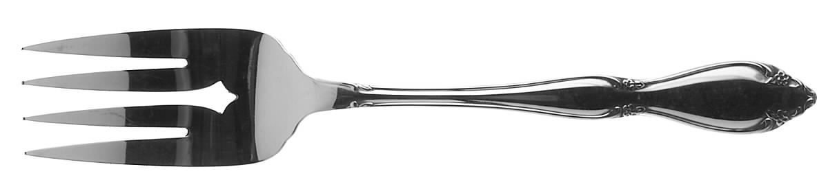 Berkeley Square (Stainless) Medium Solid Cold Meat Serving Fork by Oneida Silver-1