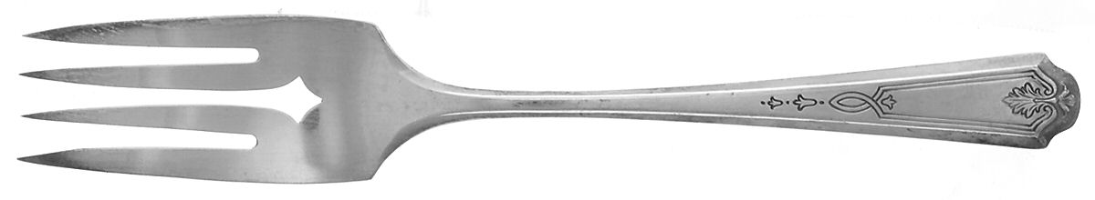 Beverly (Silverplate, 1922) Individual Salad Fork by Oneida Silver-1