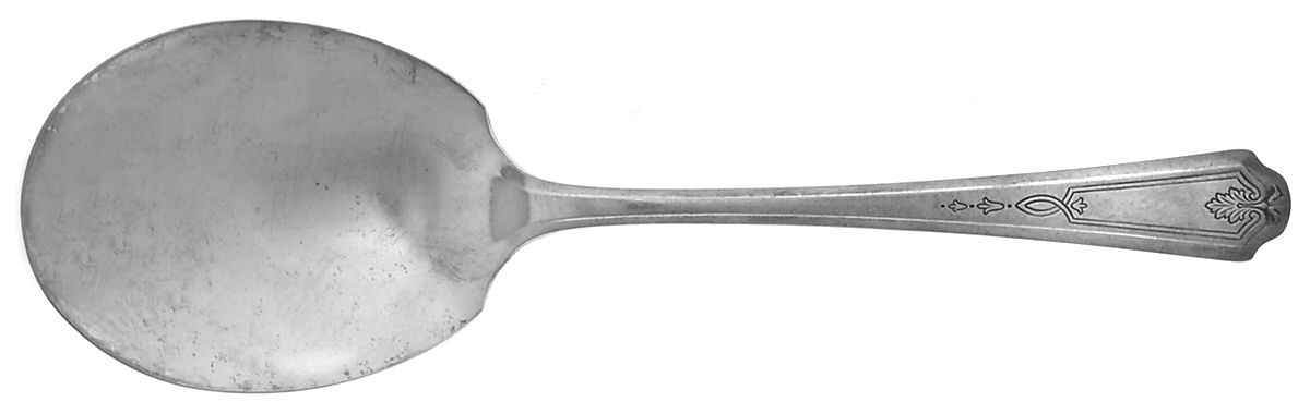 Beverly (Silverplate, 1922) Solid Smooth Casserole Spoon by Oneida Silver-1