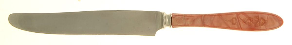Bird of Paradise (Silverplate, 1923) New French Knife with Jewel Handle by Oneida Silver-1