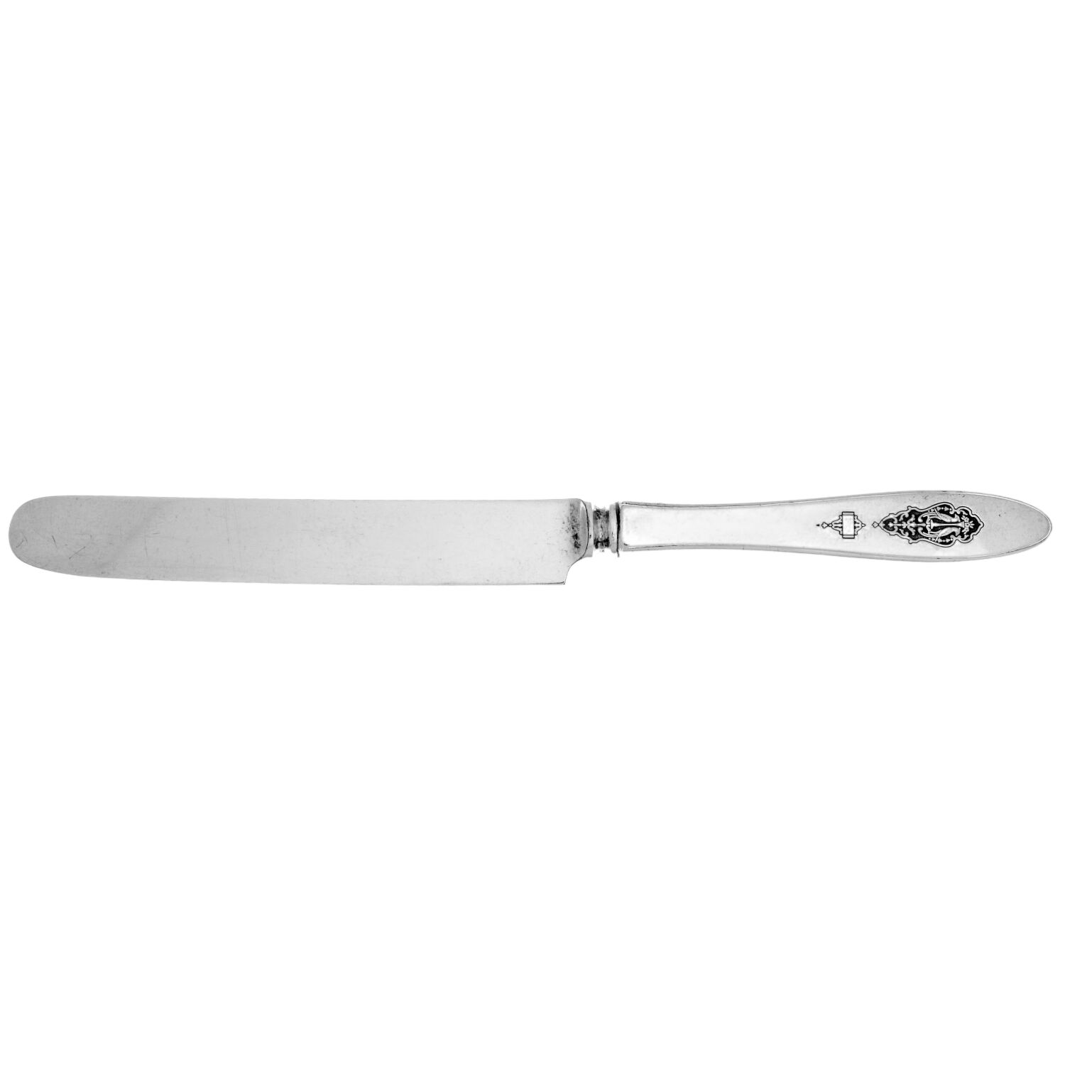 Bird of Paradise (Silverplate, 1923) Old French Hollow Knife with Bolster by Oneida Silver-1
