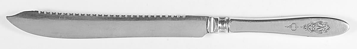 Bird of Paradise (Silverplate, 1923) Bread Knife, Solid Piece by Oneida Silver-1