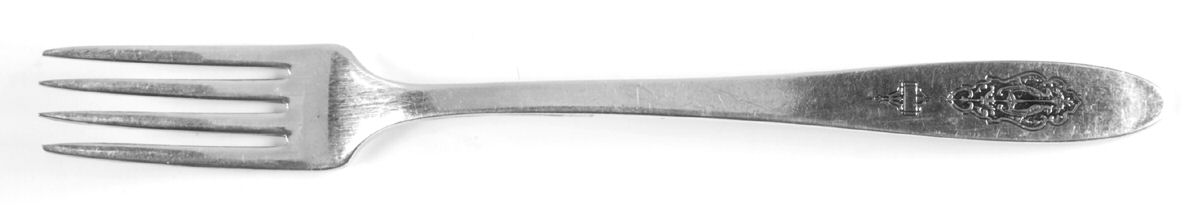 Bird of Paradise (Silverplate, 1923) Grille Fork (Viande) by Oneida Silver-1