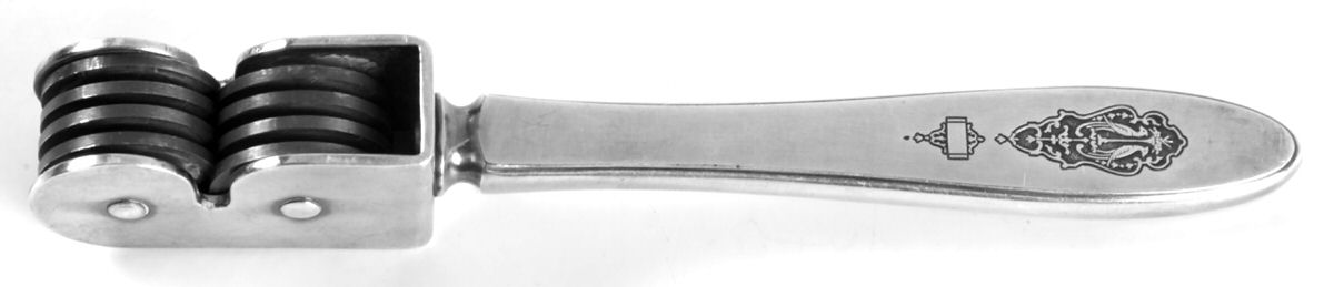 Bird of Paradise (Silverplate, 1923) Knife Sharpener W/Wheels by Oneida Silver-1