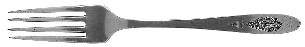 Bird of Paradise (Silverplate, 1923) Youth Fork by Oneida Silver-1