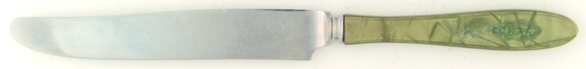 Bird of Paradise (Silverplate, 1923) New French Knife with Jewel Handle by Oneida Silver-1