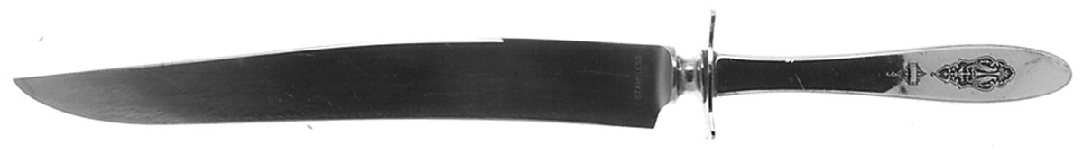 Bird of Paradise (Silverplate, 1923) Large Stainless Blade Roast Carving Knife by Oneida Silver-1
