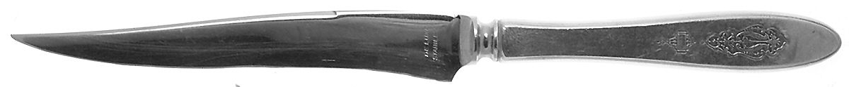 Bird of Paradise (Silverplate, 1923) Small Steak Carving Knife with Stainless Blade by Oneida Silver-1