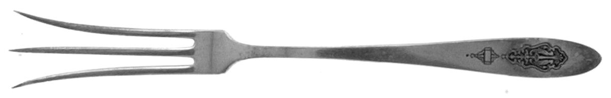 Bird of Paradise (Silverplate, 1923) Lemon Fork by Oneida Silver-1