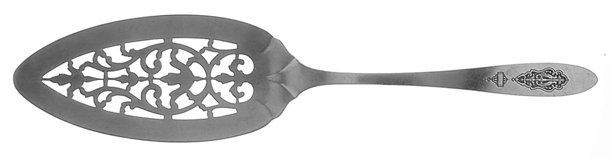 Bird of Paradise (Silverplate, 1923) Solid Pierced Pie Server by Oneida Silver-1