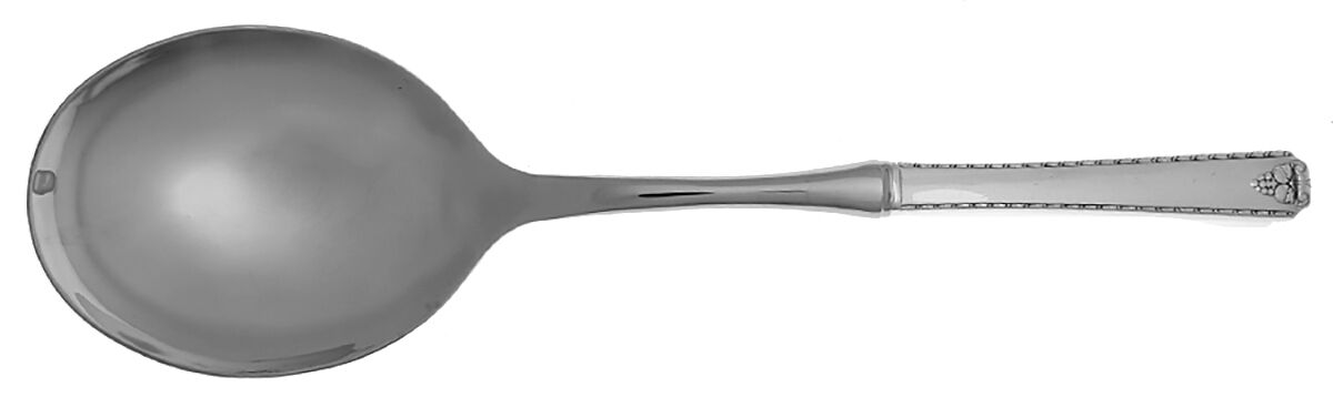 Bordeaux (Silverplate, 1945) Casserole Spoon with Smooth Stainless Bowl HC by Oneida Silver-1