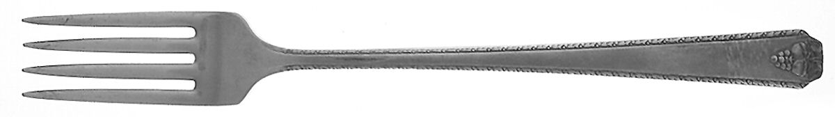 Bordeaux (Silverplate, 1945) Grille Fork (Viande) by Oneida Silver-1