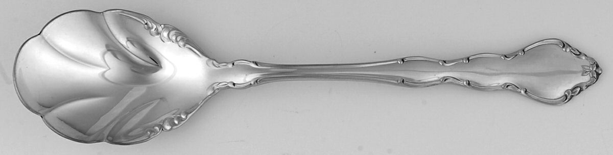 Bountiful (Sterling, 1967) Sugar Shell Spoon by Oneida Silver-1