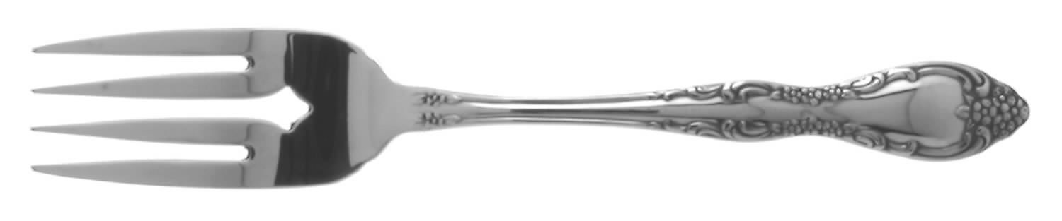 Bourbon (Stainless, Not Pierced) Individual Salad Fork by Oneida Silver-1