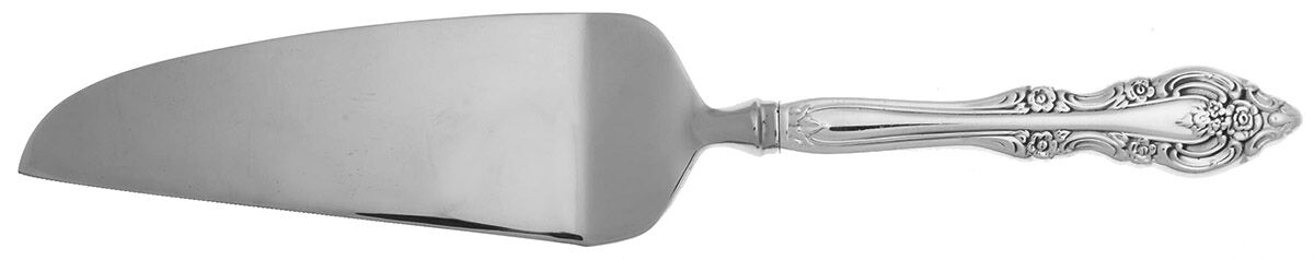 Brahms (Silverplate, 1980) Pie and Cake Server with Stainless Blade HC by Oneida Silver-1
