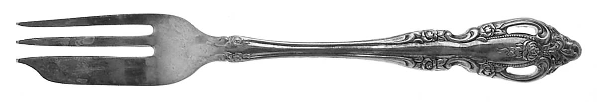 Brahms (Silverplate, 1980) Pastry Fork by Oneida Silver-1
