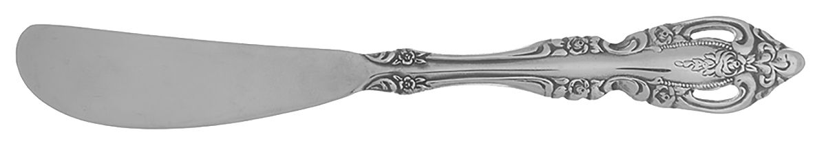 Brahms (Stainless) Flat Handle Butter Spreader by Oneida Silver-1