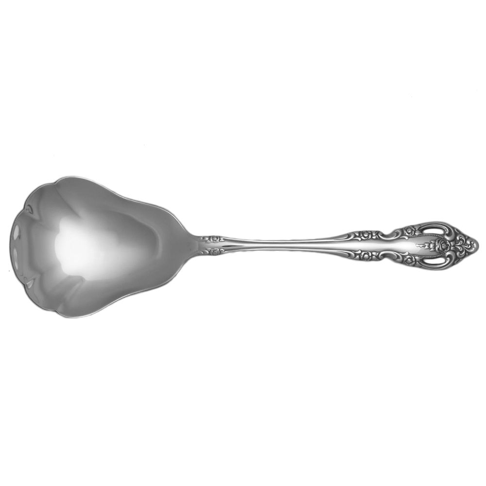 Brahms (Stainless) Solid Shell Casserole Spoon by Oneida Silver-1