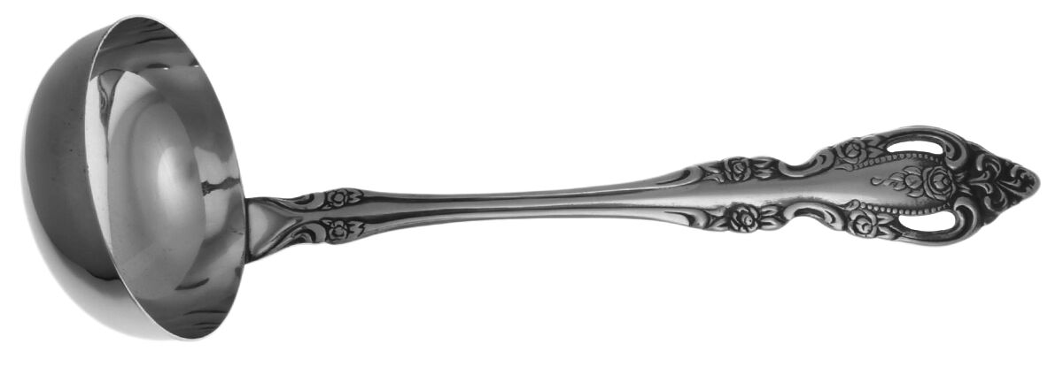 Brahms (Stainless) Solid Soup Ladle by Oneida Silver-1