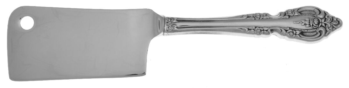 Brahms (Stainless) Cheese Cleaver with Stainless Blade HC by Oneida Silver-1