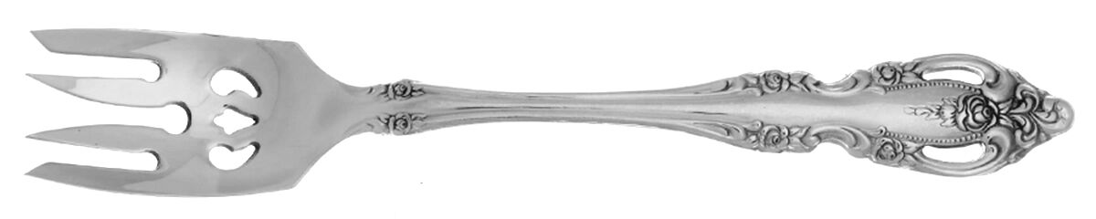 Brahms (Stainless) Ramekin Fork Large Solid HC by Oneida Silver-1