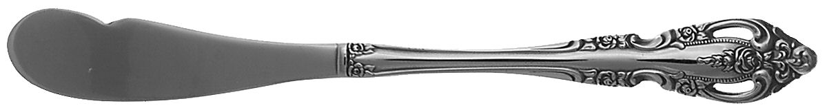 Brahms (Stainless) Flat Handle Butter Spreader by Oneida Silver-1