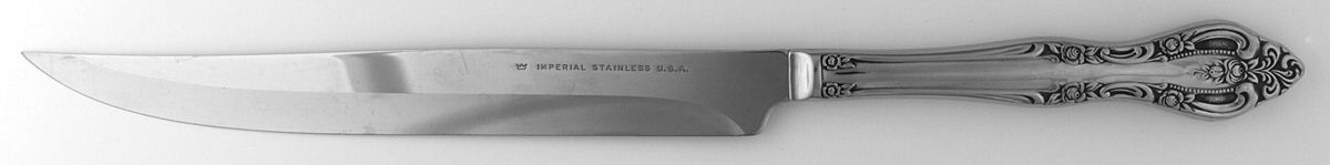 Brahms (Stainless) Large Stainless Blade Roast Carving Knife by Oneida Silver-1