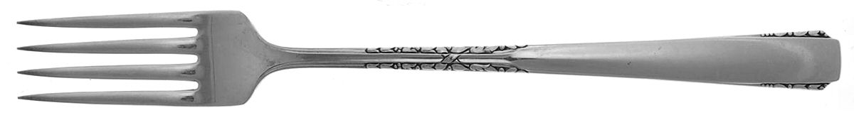 Brookwood-Banbury (Silverplate, 1950) Grille Fork (Viande) by Oneida Silver-1