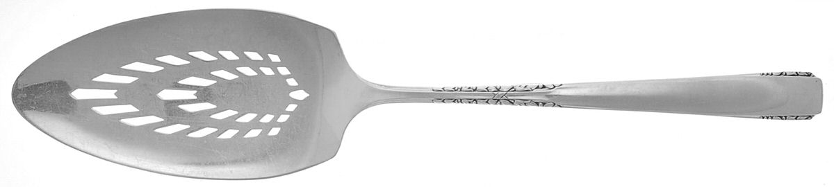 Brookwood-Banbury (Silverplate, 1950) Solid Pierced Pie Server by Oneida Silver-1