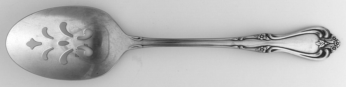 Briarwood Pierced Tablespoon (Serving Spoon) by Oneida Silver-1