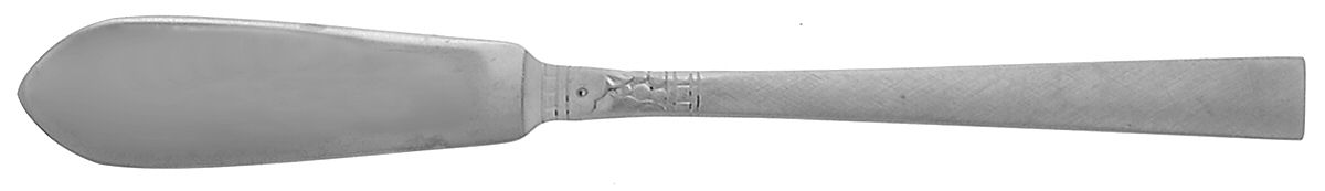 Brookwood (Stainless) Flat Handle Master Butter Knife by Oneida Silver-1