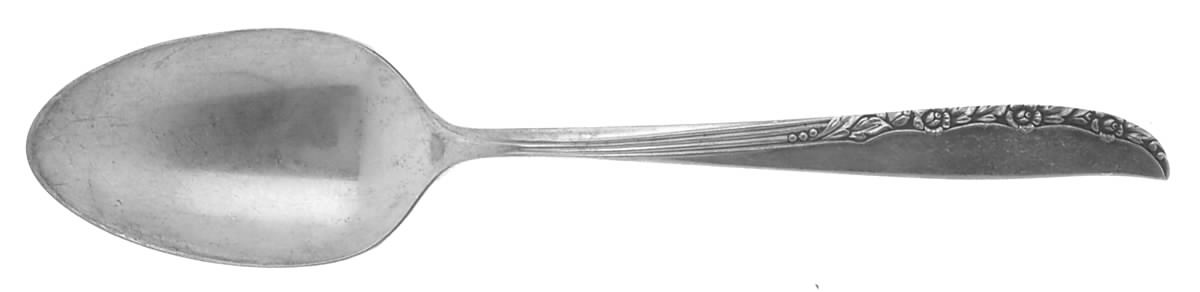 Brittany Rose (Silverplate, 1948) Tablespoon (Serving Spoon) by Oneida Silver-1